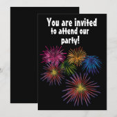 INVITATIONS PERSONNALISÉES À LA FÊTE D'ÉTÉ (Devant / Derrière)