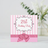 Invitations personnalisées à la fête du 21e annive (Debout devant)