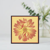 Invitations personnalisées à la fête du 40e annive (Debout devant)