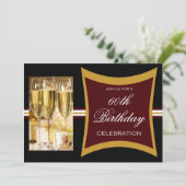 Invitations personnalisées à la fête du 60e annive (Debout devant)
