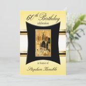 Invitations personnalisées à la fête du 60e annive (Debout devant)