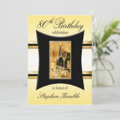 Invitations personnalisées à la fête du 80e annive (Debout devant)