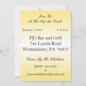 Invitations personnalisées à la fête du 80e annive (Dos)