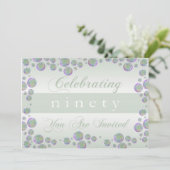 Invitations personnalisées à la fête du 90e annive (Debout devant)