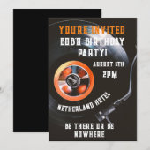 INVITATIONS PERSONNALISÉES À L'ANNIVERSAIRE DU LEC (Devant / Derrière)