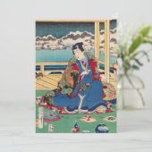 Invitations personnalisées d'art japonais (Debout devant)