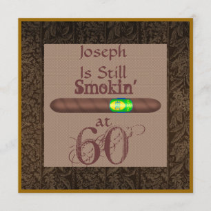 Invitations personnalisées de cinquantenaires masc