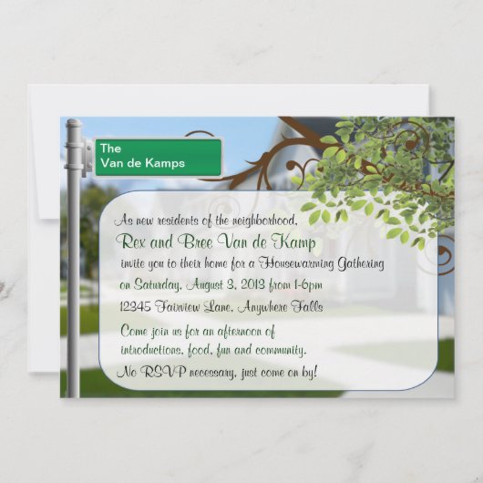 Invitations personnalisées de collecte de chaleur  (Devant)