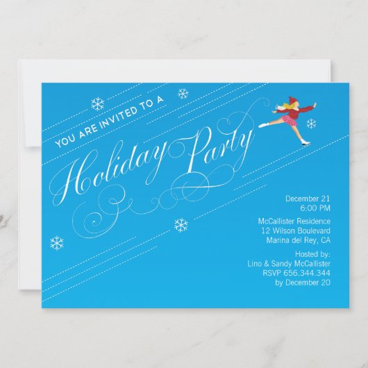 Invitations personnalisées de fêtes (Devant)