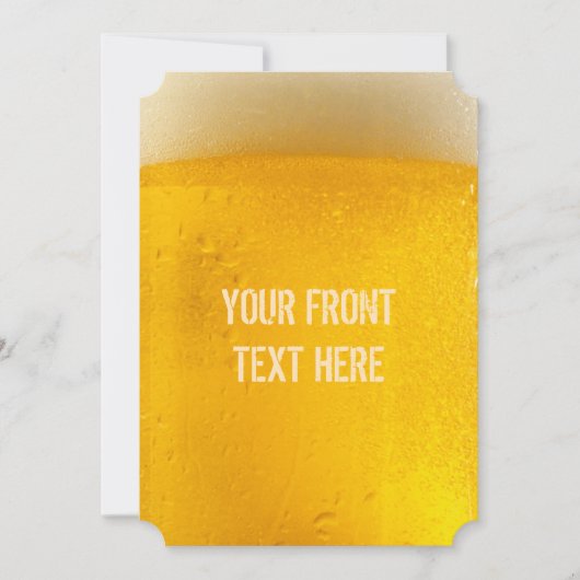 Invitations personnalisées de la BEER (Devant)