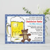 Invitations personnalisées de la partie Dadchelor  (Debout devant)