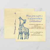 Invitations personnalisées de Valentine Party (Devant / Derrière)