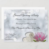 Invitations personnalisées d'ouverture du Spa du j (Devant / Derrière)