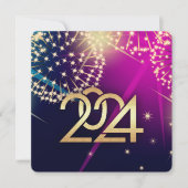 Invitations personnalisées du Nouvel An 2024 (Devant)