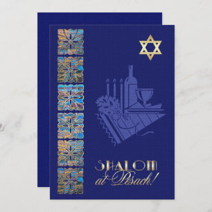 Invitations personnalisées du Seder de Pâques