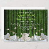 Invitations personnalisées du Spa du jour de la ba (Devant / Derrière)