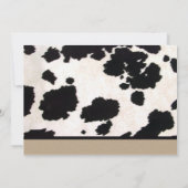 Invitations personnalisées Little Cowboys (Dos)