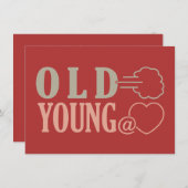 Invitations personnalisées Old Fart (Devant / Derrière)