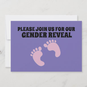 INVITATIONS PERSONNALISÉES PAR BÉBÉ SEXE REVEAL