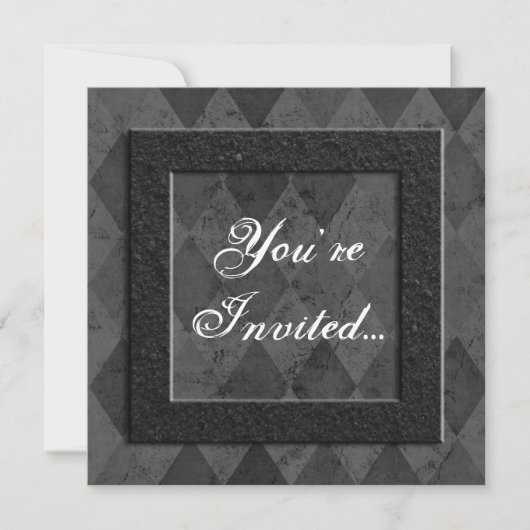 Invitations personnalisées pour le dîner ou les fê (Devant)