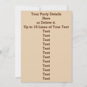 Invitations personnalisées Vintages de baseball (Dos)