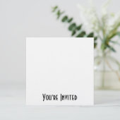 Invitations personnalisés - Concevez votre propre  (Debout devant)