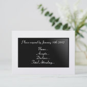 Invitations personnalisés simples (Debout devant)