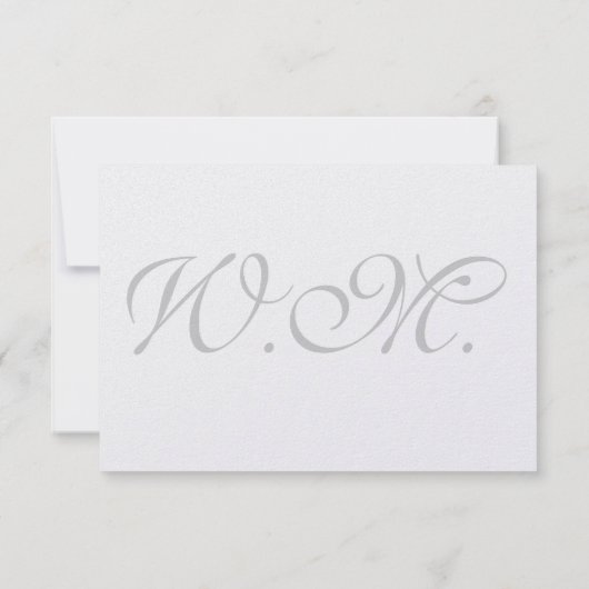 Invitations personnalisés simples (Dos)