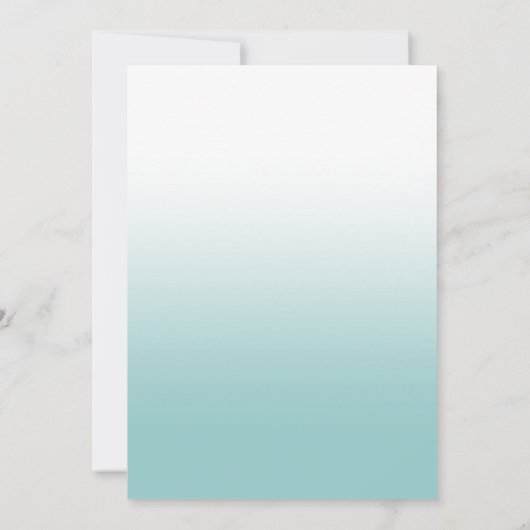 Invitations photo Blue Mist (Dos)