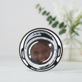 Invitations photo d'anniversaire de l'astronaute s (Debout devant)