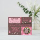 Invitations photo d'anniversaire de Owl (Debout devant)