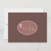 Invitations photo d'anniversaire de Owl (Dos)