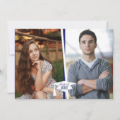 Invitations photo de la marine moderne et de la bl (Devant)