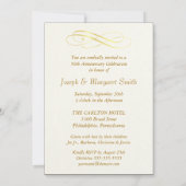 Invitations photo du 50e anniversaire du Parti (Dos)