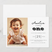 Invitations photo du parti Anniversaire de enfant  (Devant / Derrière)