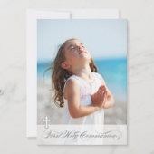 Invitations Photo First Communion (Devant)