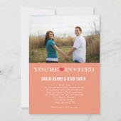 Invitations photo Mariage-rouge pour le coeur mou (Devant)