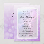 Invitations photo personnalisées de mariage (Devant / Derrière)