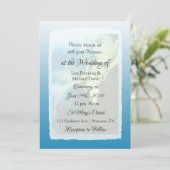 Invitations photo personnalisées de mariage (Debout devant)