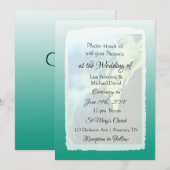 Invitations photo personnalisées de mariage (Devant / Derrière)