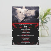 Invitations photo pour le 40e anniversaire de Ruby (Debout devant)