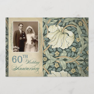 Invitations photo pour le 60e anniversaire