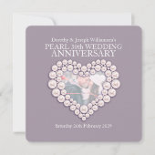 Invitations photo pour les 30 ans de mariage de no (Devant)