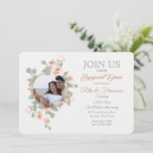 Invitations photo Rose Crescent (Debout devant)