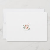 Invitations photo Rose Crescent (Dos)