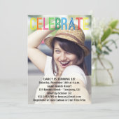 Invitations photos de fête d'anniversaire (Debout devant)