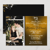 Invitations photos du cinquantième anniversaire de (Devant / Derrière)