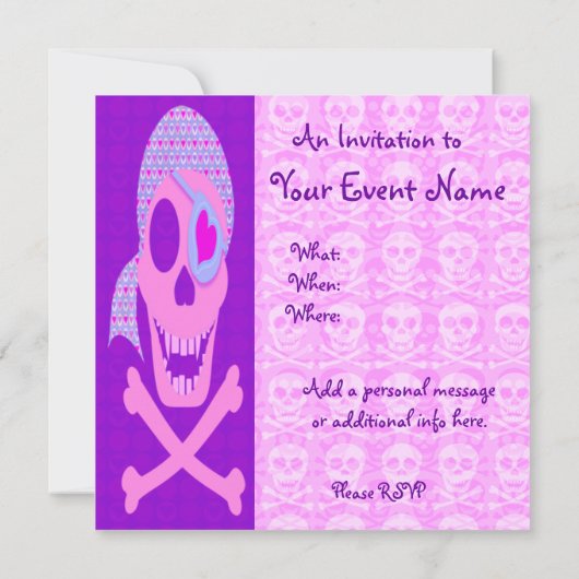 Invitations Pirate Pirate (Dos)