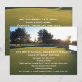 Invitations pittoresque Golf (Devant / Derrière)