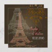 Invitations PixDezines La Nuit Paris (Devant / Derrière)